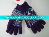 Wholesale Womens fashion knit acrylic gloves