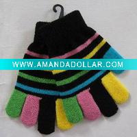 Knitted gloves
