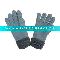 100% acrylic knitted glove