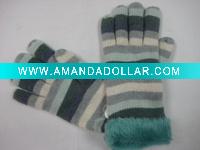 100% acrylic knitted gloves 9-09