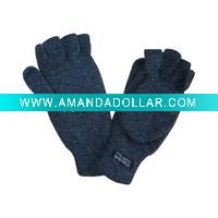 85% Wool 15% Acrylic Shetland Wool Knitted Glove