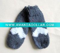 Knitted hand glove,magic knitted glove,acrylic gloves
