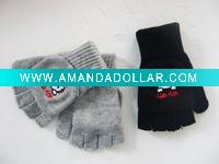 knitted gloves