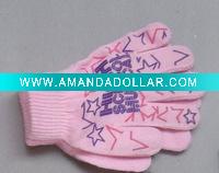 Magic Knitted gloves with printing logo