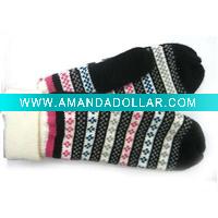 Wholesale Acrylic jacquard gloves for ladies