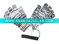 Wholesale Half - Fingered glove with gold lurex embroidery