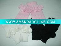 Wholesale women fashion 100%acrylic gloves & mittens QSY7024