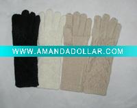 Wholesale women jacquard long gloves