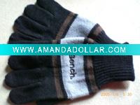 Wholesale fashion acrylic knitted gloves