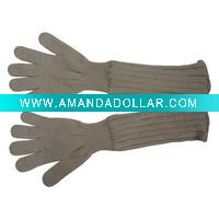 Wholesale 100% acrylic knitted ladies' glove