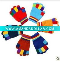 Wholesale DESNEY five colors children knitting gloves