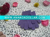 Acrylic Knit Magic Gloves for kid
