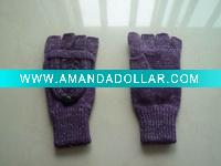 knitted gloves