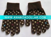Magic Knitted gloves with printing logo