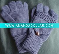 knitted gloves