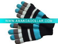 Wholesale 100%acrylic fashion knitted gloves