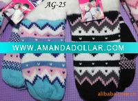 Wholesale Lady Winter Knitted Fashion Acrylic Gloves