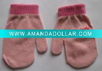 Wholesale Magic Knitted gloves with printing logo for children