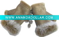Wholesale Fashion Magic Fingerless Mitten Knitted Gloves