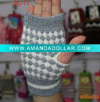 Wholesale fashion winter women mitten acrylic gloves