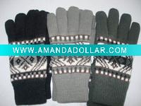 Wholesale 100%acrylic knitted glove