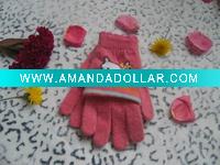 Wool Acrylic Jacquard Magic Gloves