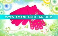 Knitted offset print acrylic printed glove
