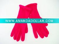 Ladies soft knit gloves