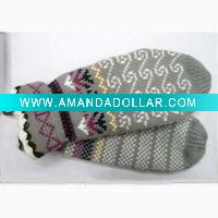 Acrylic winter warm glove
