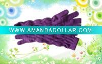 Wholesale 100% acrylic solid knitted fashion long glove
