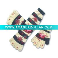 knitting glove,knitted toe sock