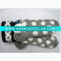 Wholesale Acrylic Globule winter warm gloves