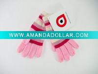 Wholesale Kids stripped knit gloves