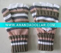 Wholesale knitted half gloves