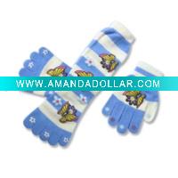 Wholesale knitting glove,knitted toe sock