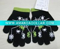 Wholesale acrylic printted magic gloves