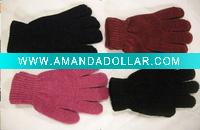 Wholesale 2011 The Newest Acrylic Monochromatic snow Neil gloves