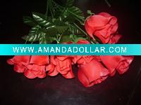 Wholesale natural Red Rose Silk Garlands,high quality and cheap price
