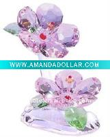 Wholesale Colorful crystal rose flower