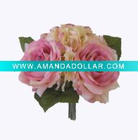 Silk rose flower