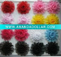 Wholesale 3'' Chiffon silk rose flowers YL01195