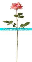 Wholesale 28"FABRIC FLOWER OPEN ROSE X 1 FLW