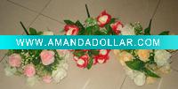 Wholesale Artificial silk flower rose bouquet