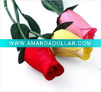 Wholesale Long Stem Personalized Wood Rose