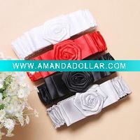 Wholesale Rose elastic cord belt