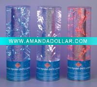 Wholesale Pure white red and blue Led christmas Lights on clear Wire