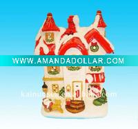 Wholesale Beautiful ceramic christmas light house