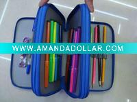 polyester and pvc pencil box