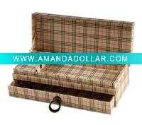 Pencil box with 2 layers storage in classical style