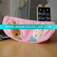 plush rabbit pencil box